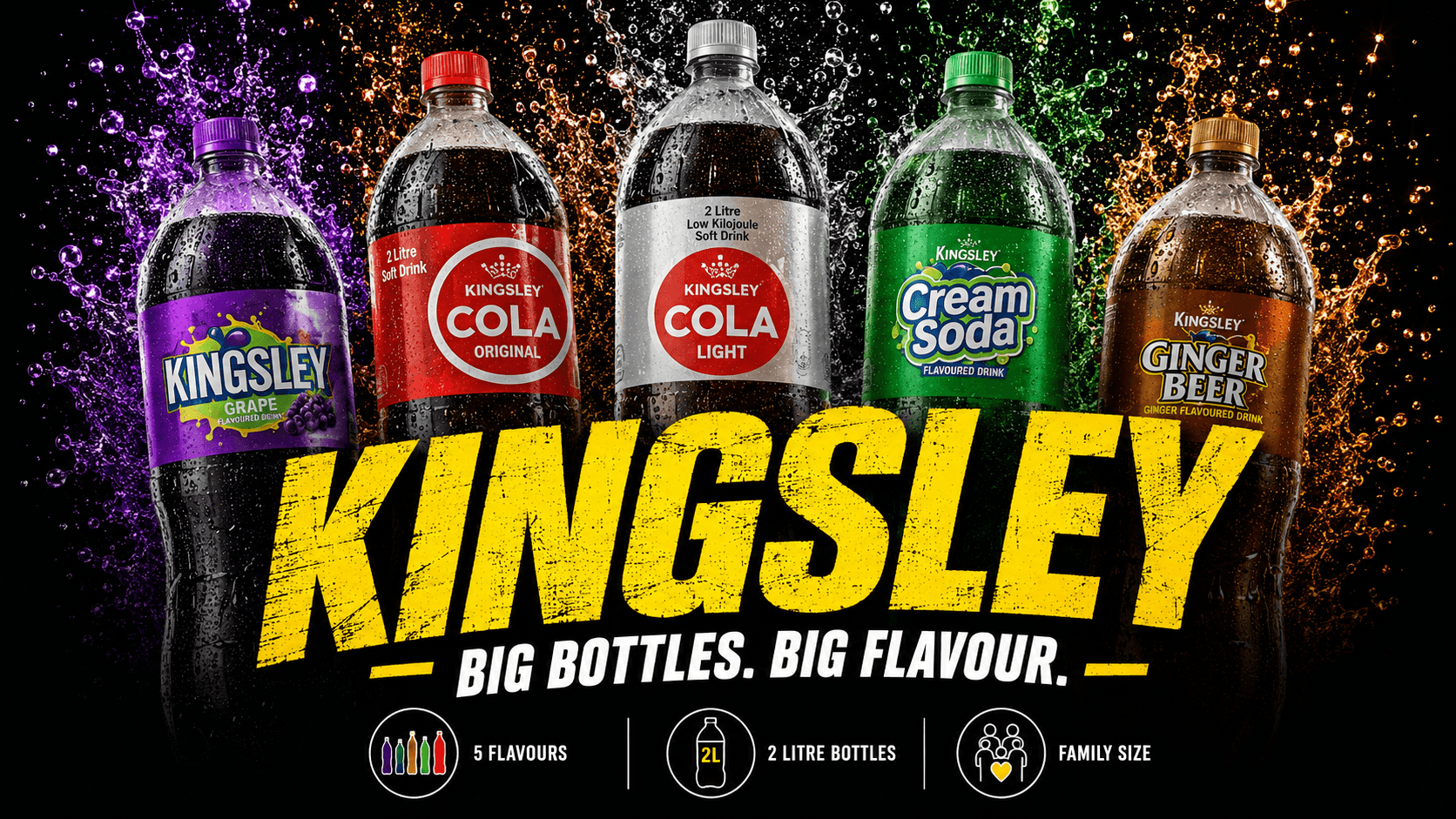 Kingsley 2L Soft Drinks