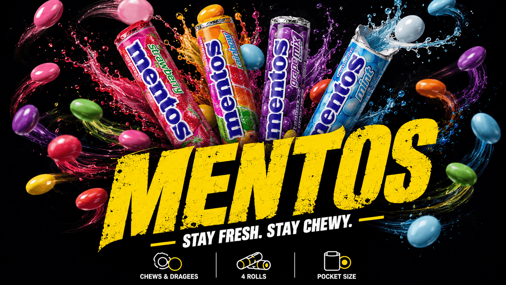Mentos Chews & Dragees